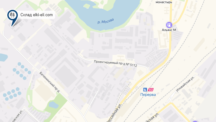склад самовывоза,карта далеко