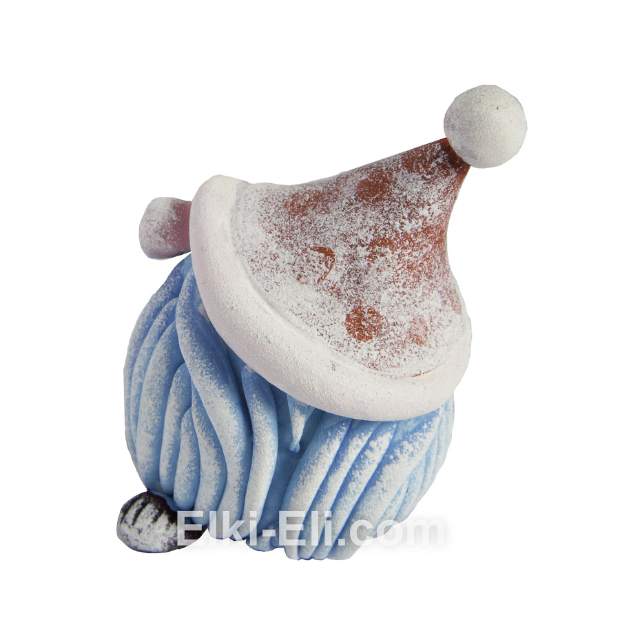 Дизайнерская новогодняя игрушка тролль Мороз (вид 3), фото