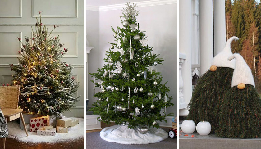 Датская елка, ель Норвежская, Новогодние фигуры из пихтового лапника