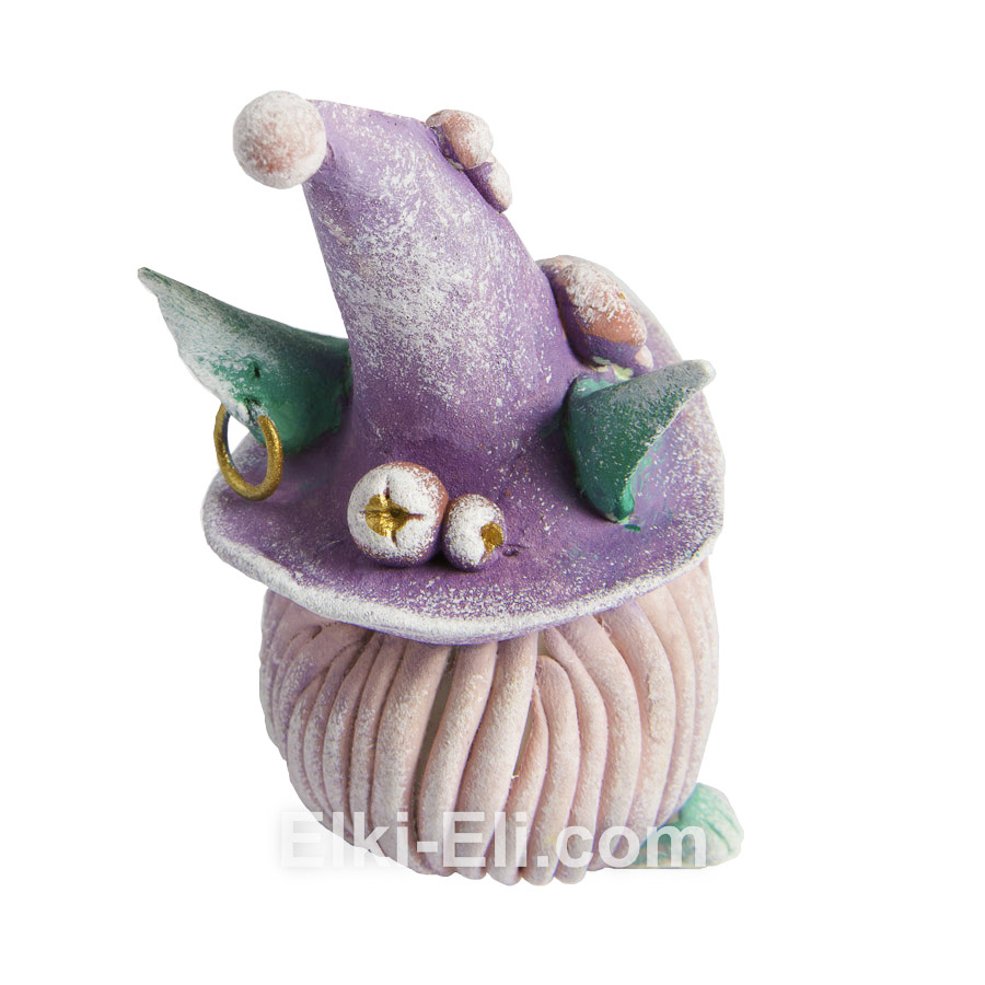 Дизайнерская новогодняя игрушка Тролль-эльф (вид 2), фото