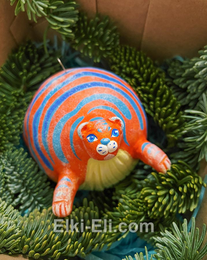 Дизайнерская игрушка, тигр 2022