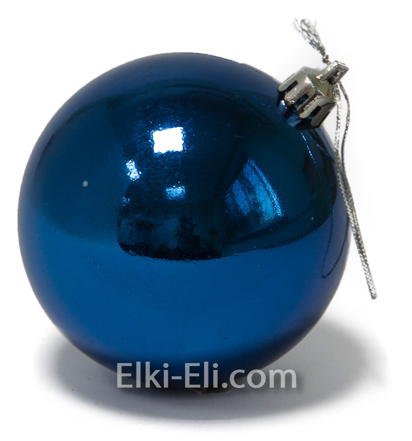 Новогодние игрушки шарики, голубой, фото