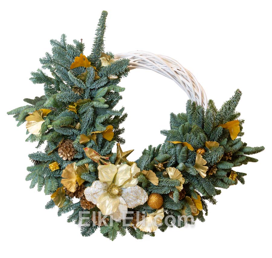 Венок "Золотой настрой", фото Венок "Золотой настрой", фото