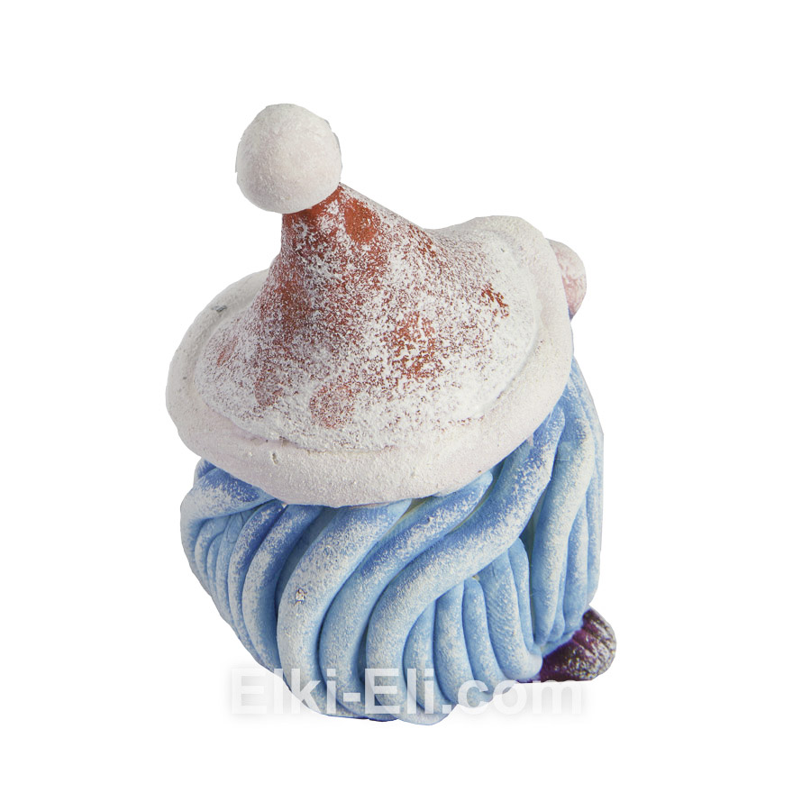 Дизайнерская новогодняя игрушка тролль Мороз (вид 2), фото