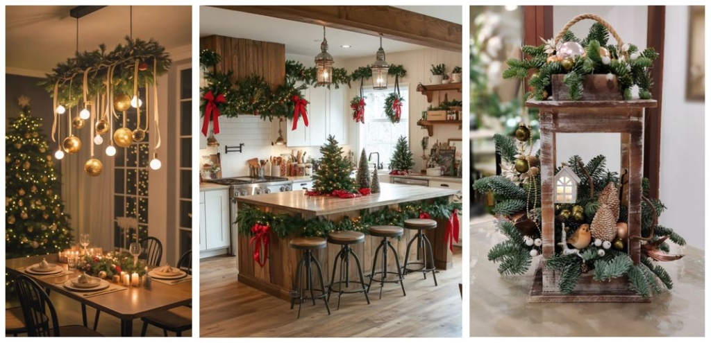 Вдохновляющие идеи для новогоднего декорирования хвойным лапником.