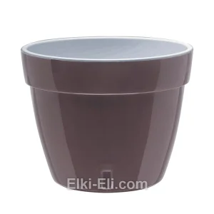 Кашпо «Асти» (шаде) с системой дренажа и уровнем воды, фото