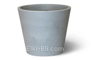 Кашпо пластиковое Scheurich (Stony Grey), фото