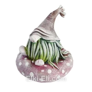 Дизайнерская новогодняя игрушка тролль Пляжун, фото