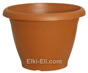 Декоративное кашпо «Вилла» с поддоном (терракотовый)., фото