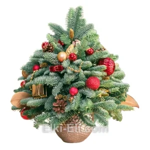 Елочка из лапника «Праздник», фото Елочка из лапника «Праздник», фото