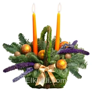 Композиция "Мандариновое счастье", фото