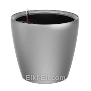 Кашпо «Classico LS» (серебристый металлик), фото Кашпо «Classico LS» (серебристый металлик), фото