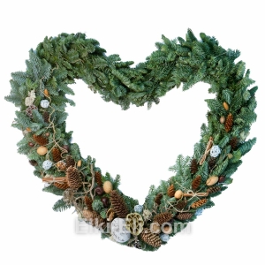 Дизайнерский венок «Сердце Леса» , фото