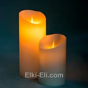 Свеча настольная светодиодная (белая), фото