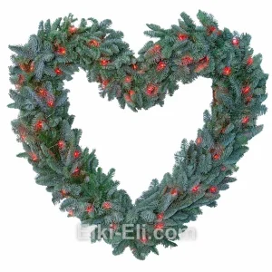 Венок «Сердце» с гирляндой, фото