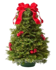 Елочка из лапника «Ягодная 2», фото Елочка из лапника «Ягодная 2», фото