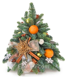 Елочка из лапника «Пряности», фото Елочка из лапника «Пряности», фото