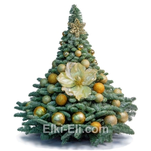 Елочка из лапника «Золотой цветок», фото