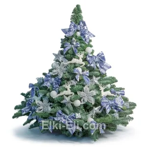 Елочка из лапника «Северные олени», фото Елочка из лапника «Северные олени», фото