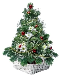 Елочка из лапника «Цвета зимы», фото Елочка из лапника «Цвета зимы», фото