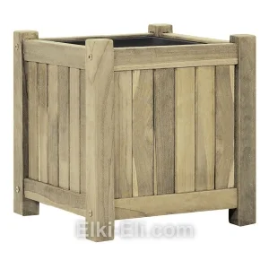 Деревянный вазон, фото