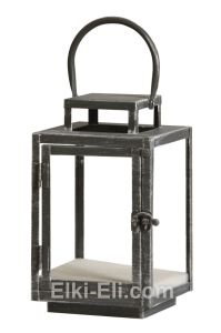 Подсвечник Серебристый "Фонарь"., фото