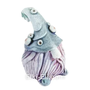 Дизайнерская новогодняя игрушка тролль Волшебник, фото