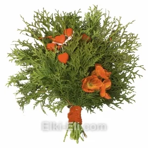 Букет «Красные маки», фото